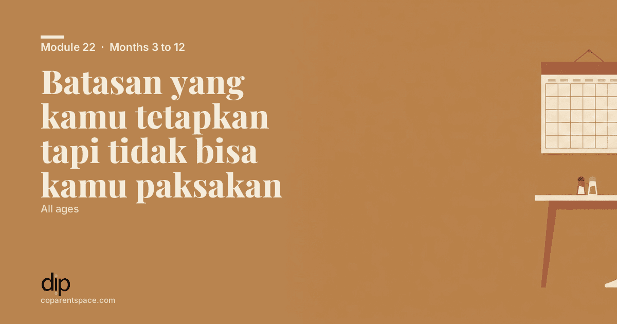 Batasan yang kamu tetapkan tapi tidak bisa kamu paksakan