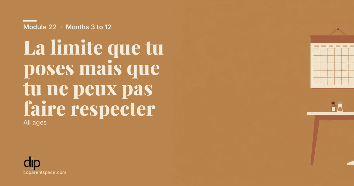 La limite que tu poses mais que tu ne peux pas faire respecter