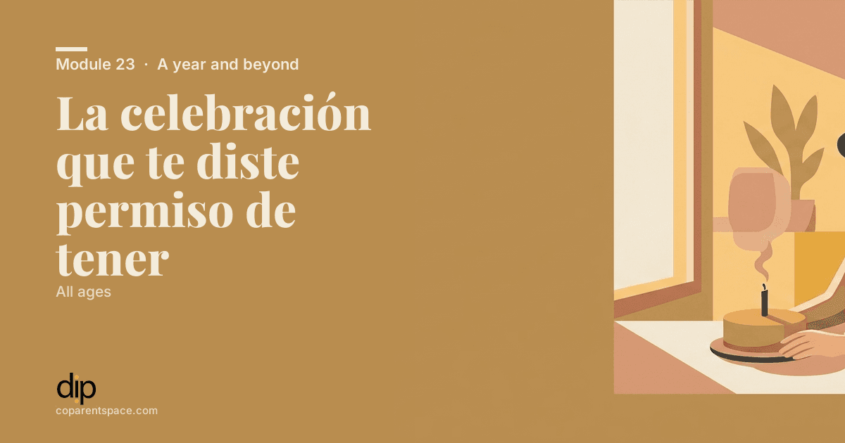 La celebración que te diste permiso de tener