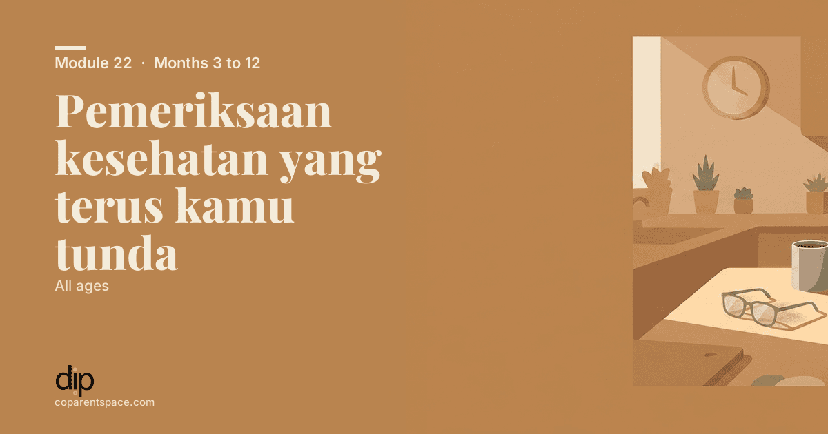 Pemeriksaan kesehatan yang terus kamu tunda