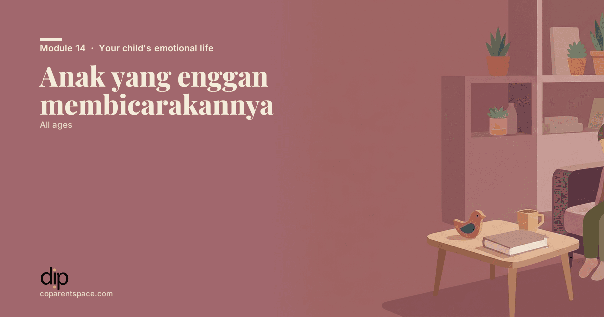 Anak yang enggan membicarakannya