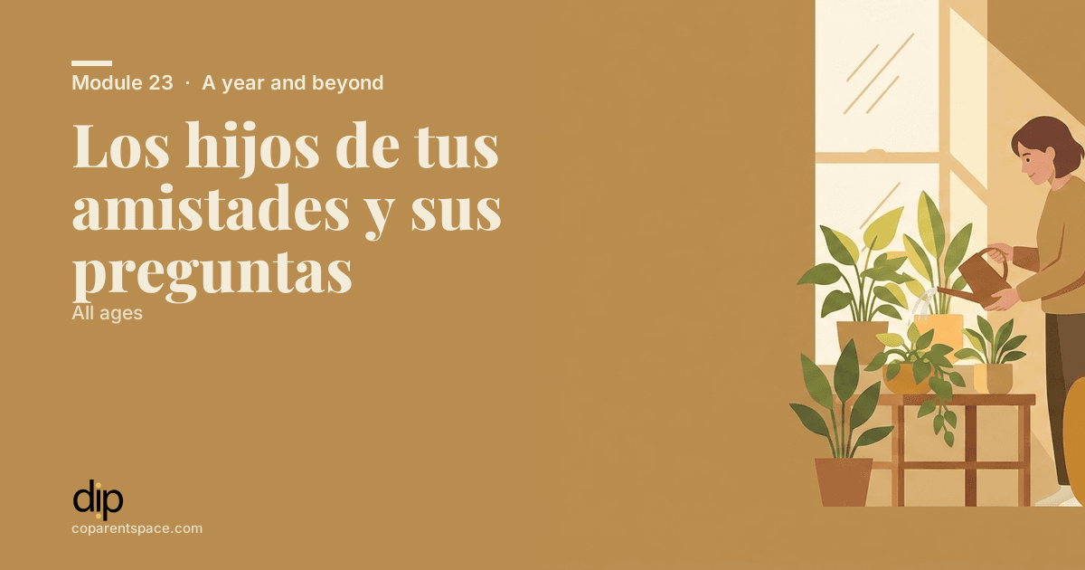 Los hijos de tus amistades y sus preguntas