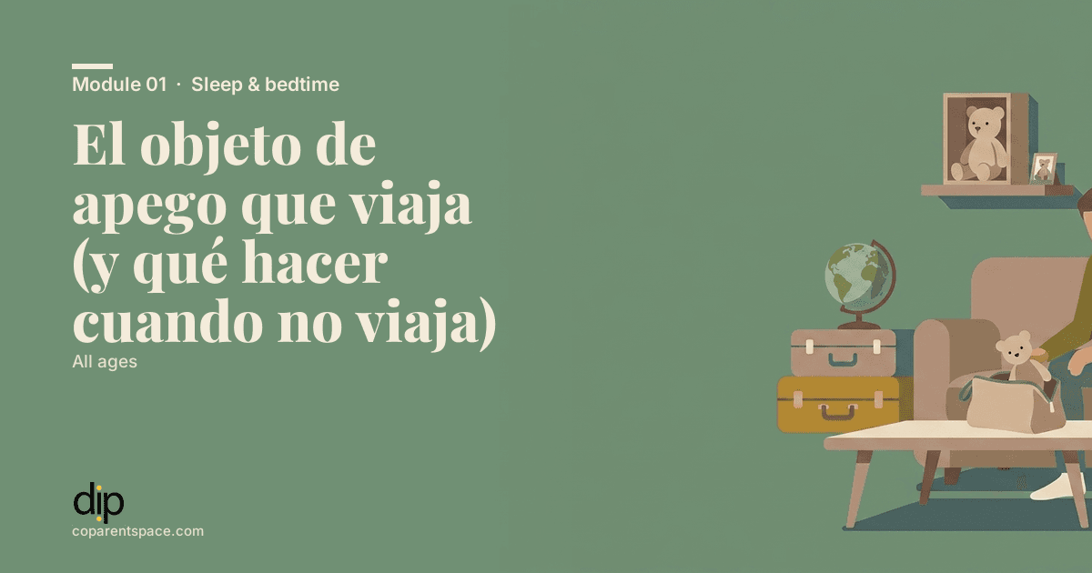 El objeto de apego que viaja (y qué hacer cuando no viaja)