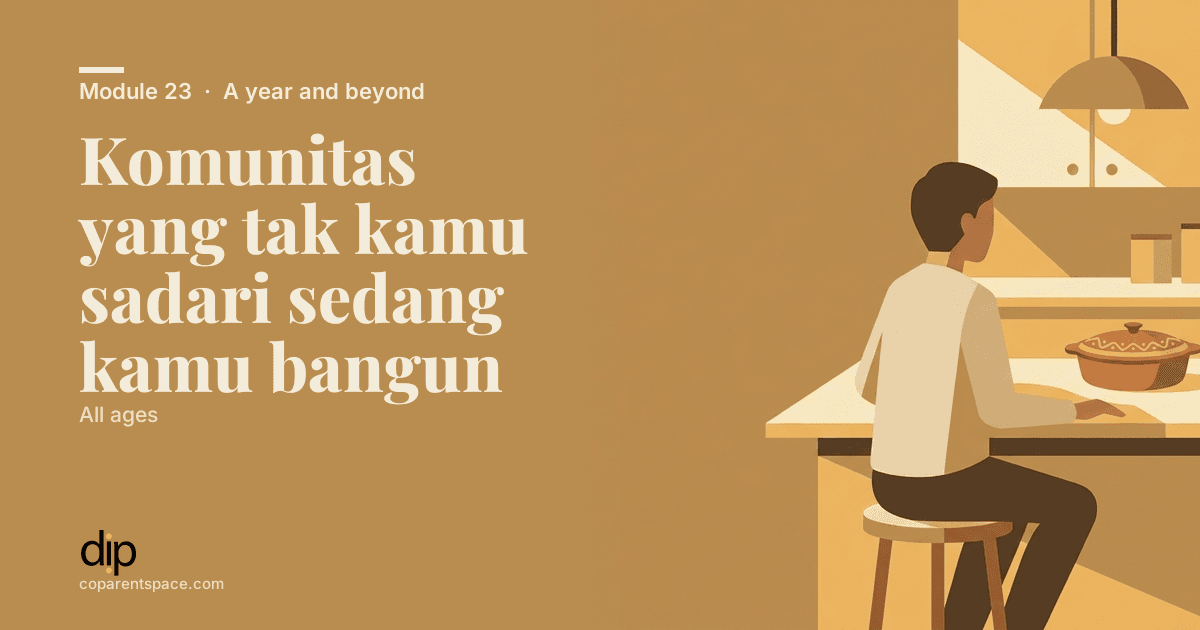 Komunitas yang tak kamu sadari sedang kamu bangun