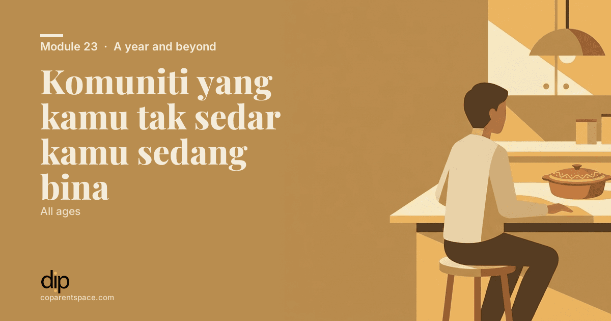 Komuniti yang kamu tak sedar kamu sedang bina