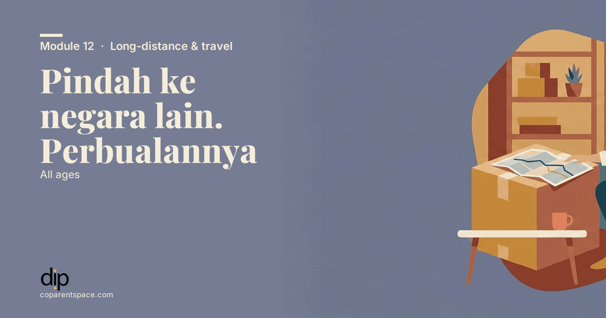 Pindah ke negara lain. Perbualannya
