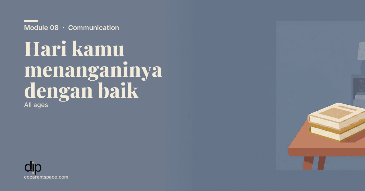 Hari kamu menanganinya dengan baik