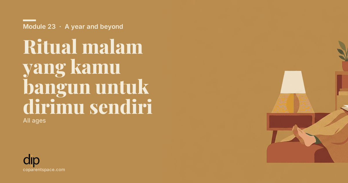 Ritual malam yang kamu bangun untuk dirimu sendiri
