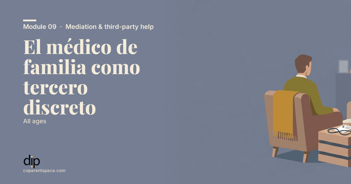 El médico de familia como tercero discreto