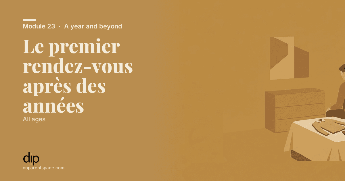 Le premier rendez-vous après des années