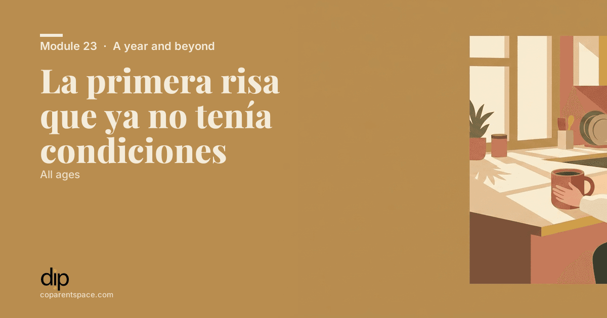 La primera risa que ya no tenía condiciones