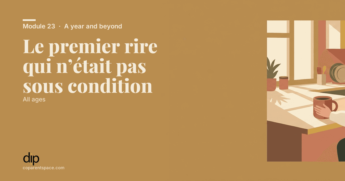 Le premier rire qui n’était pas sous condition