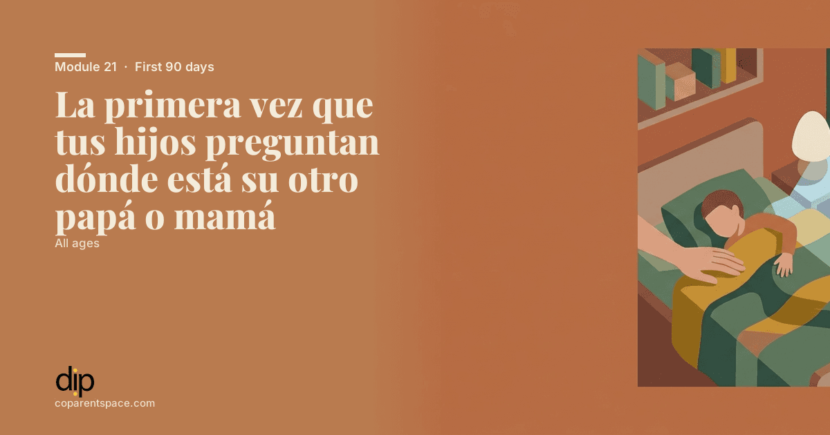 La primera vez que tus hijos preguntan dónde está su otro papá o mamá