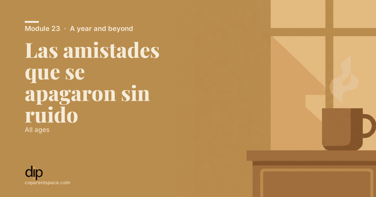 Las amistades que se apagaron sin ruido