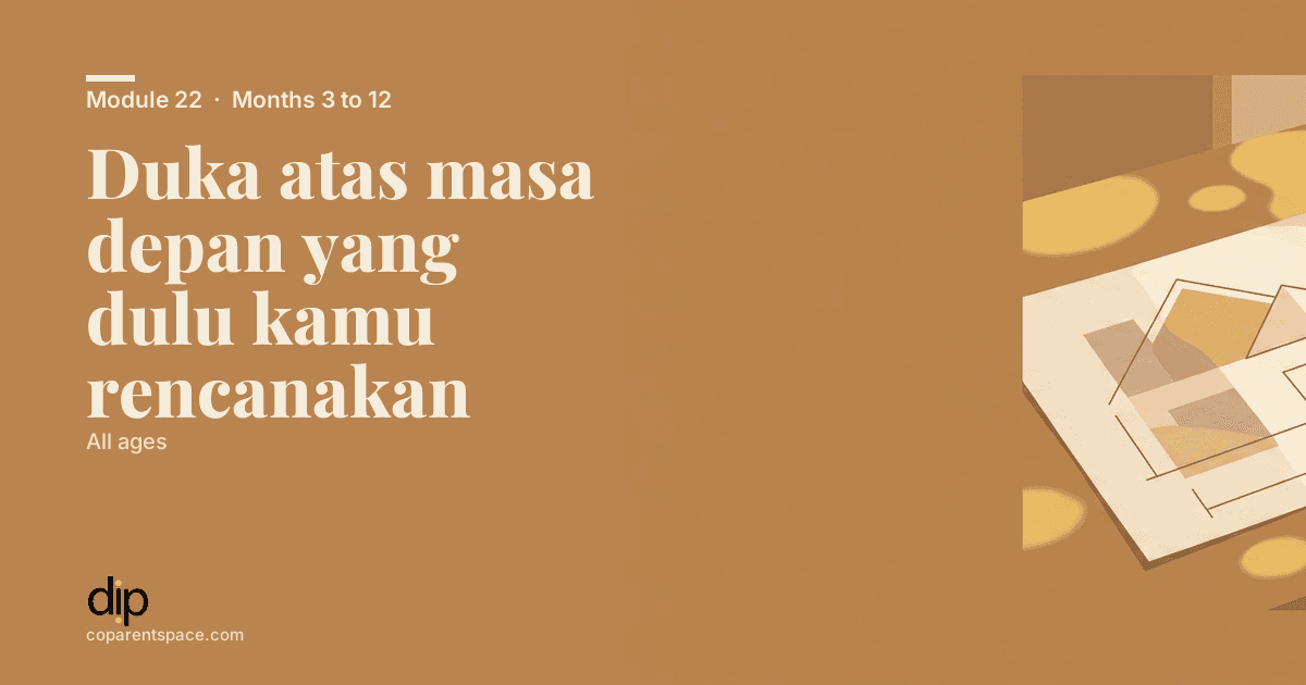 Duka atas masa depan yang dulu kamu rencanakan