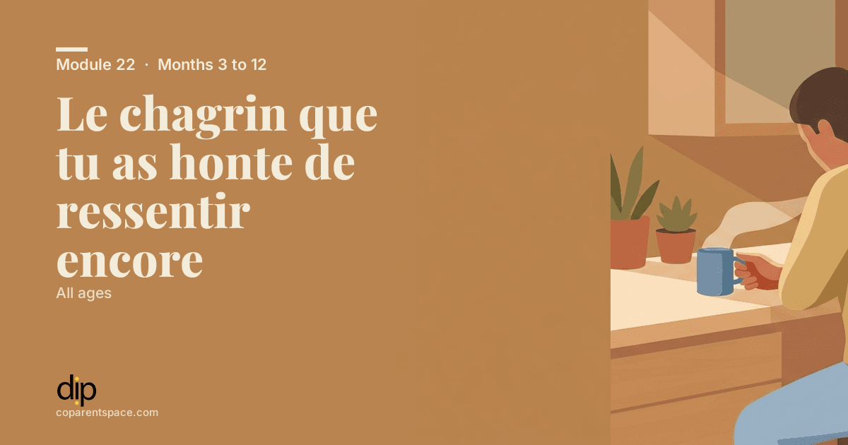 Le chagrin que tu as honte de ressentir encore