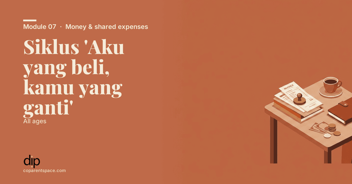 Siklus 'Aku yang beli, kamu yang ganti'