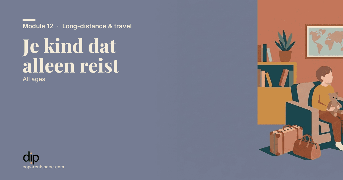 Je kind dat alleen reist