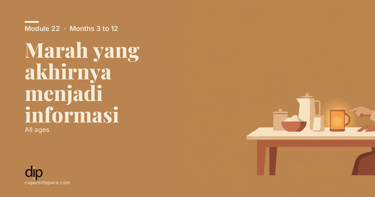 Marah yang akhirnya menjadi informasi