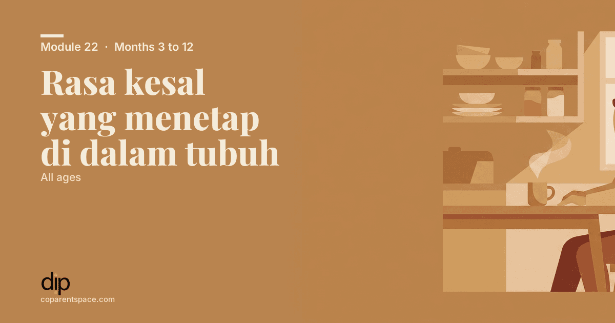 Rasa kesal yang menetap di dalam tubuh
