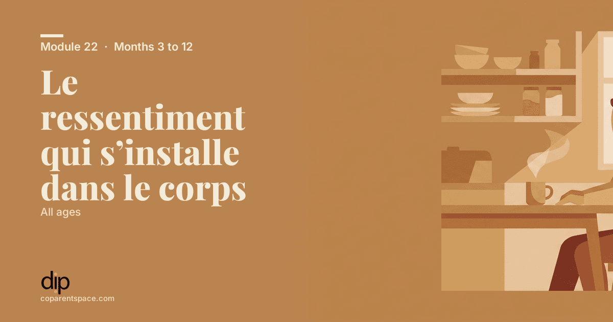 Le ressentiment qui s’installe dans le corps