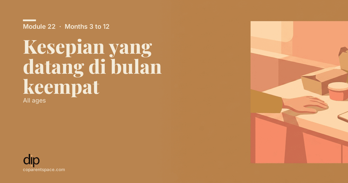 Kesepian yang datang di bulan keempat