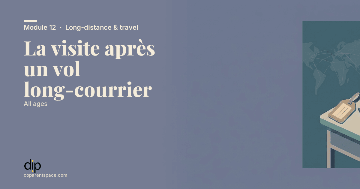 La visite après un vol long-courrier