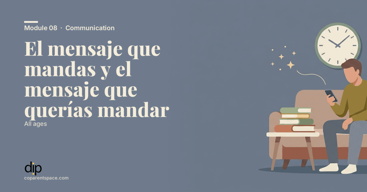 El mensaje que mandas y el mensaje que querías mandar