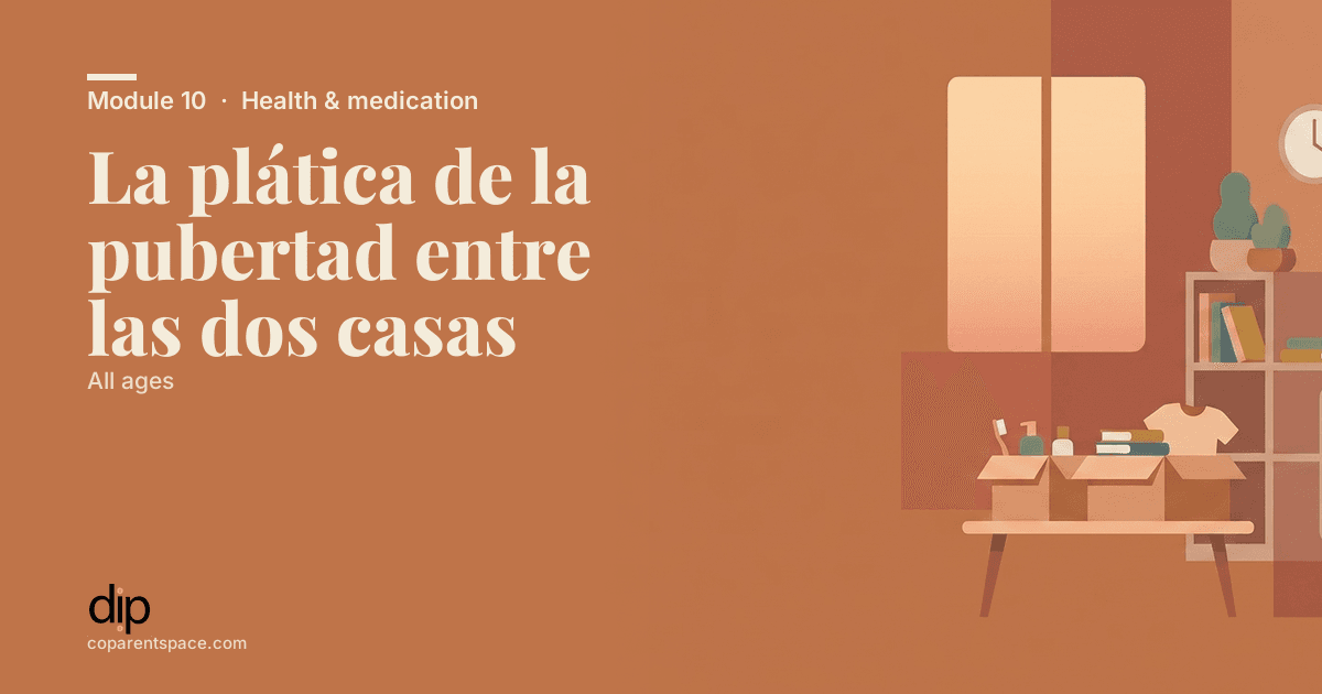 La plática de la pubertad entre las dos casas