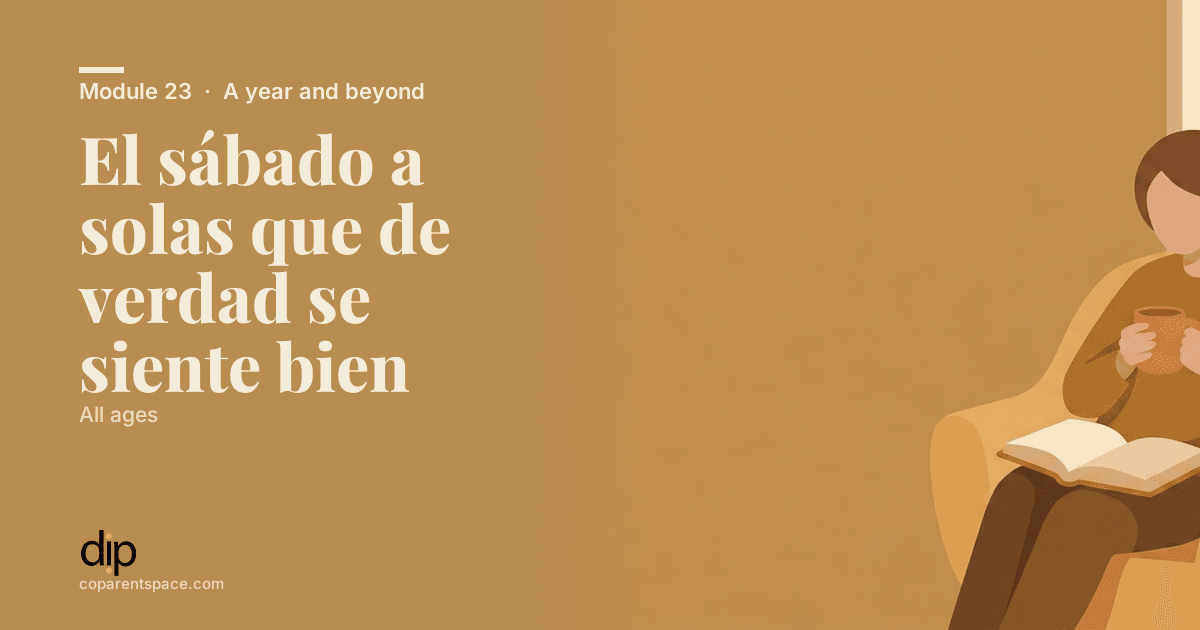 El sábado a solas que de verdad se siente bien