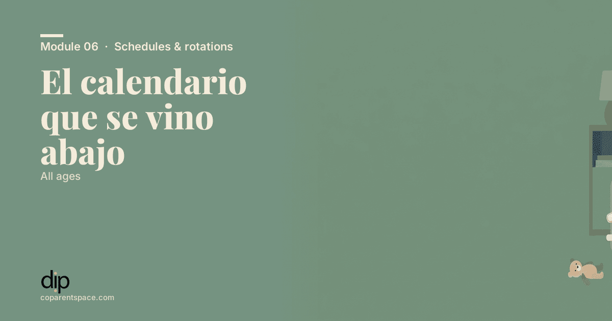 El calendario que se vino abajo