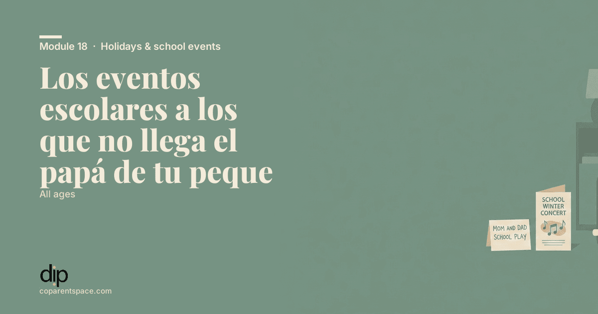 Los eventos escolares a los que no llega el papá de tu peque