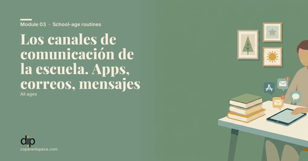 Los canales de comunicación de la escuela. Apps, correos, mensajes