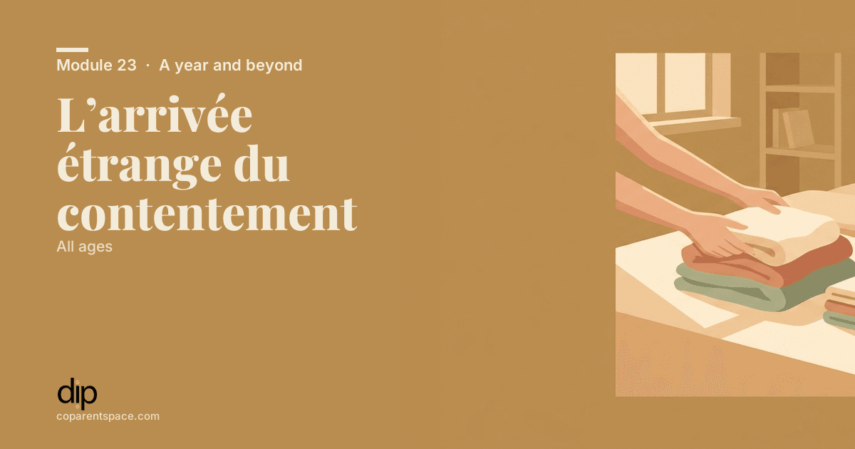 L’arrivée étrange du contentement