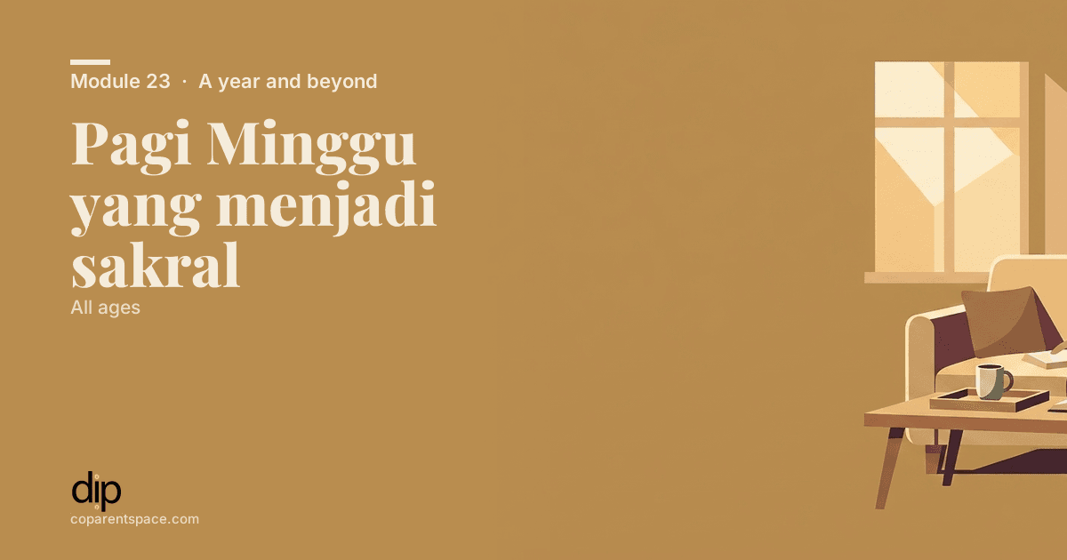 Pagi Minggu yang menjadi sakral