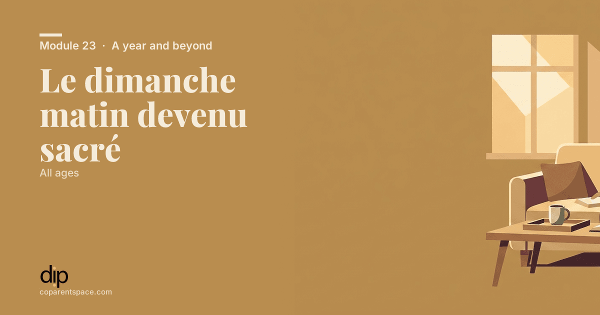 Le dimanche matin devenu sacré