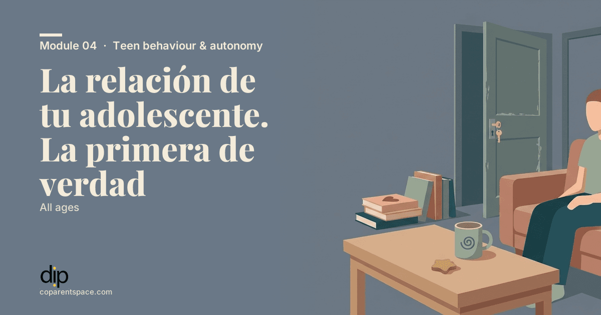 La relación de tu adolescente. La primera de verdad