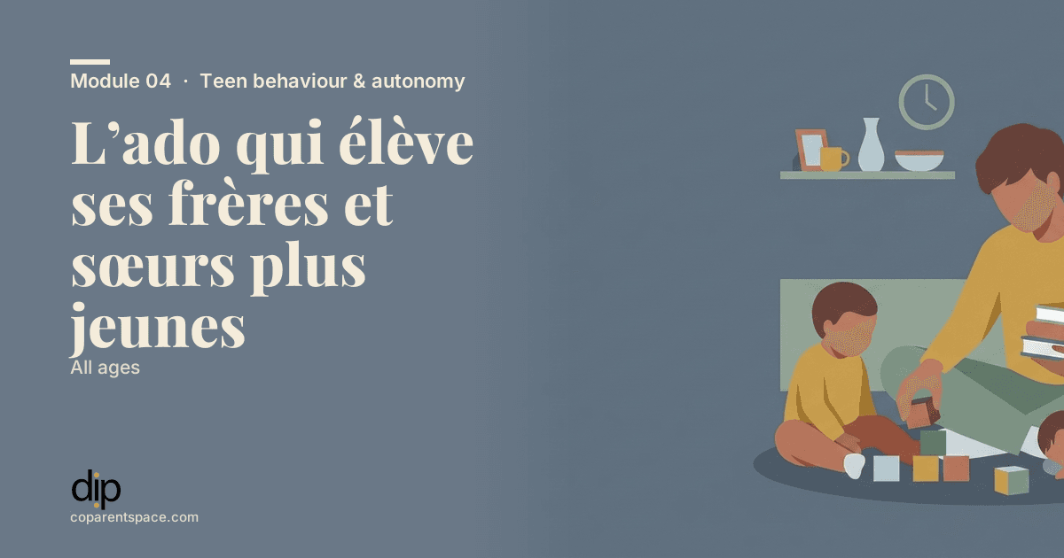L’ado qui élève ses frères et sœurs plus jeunes