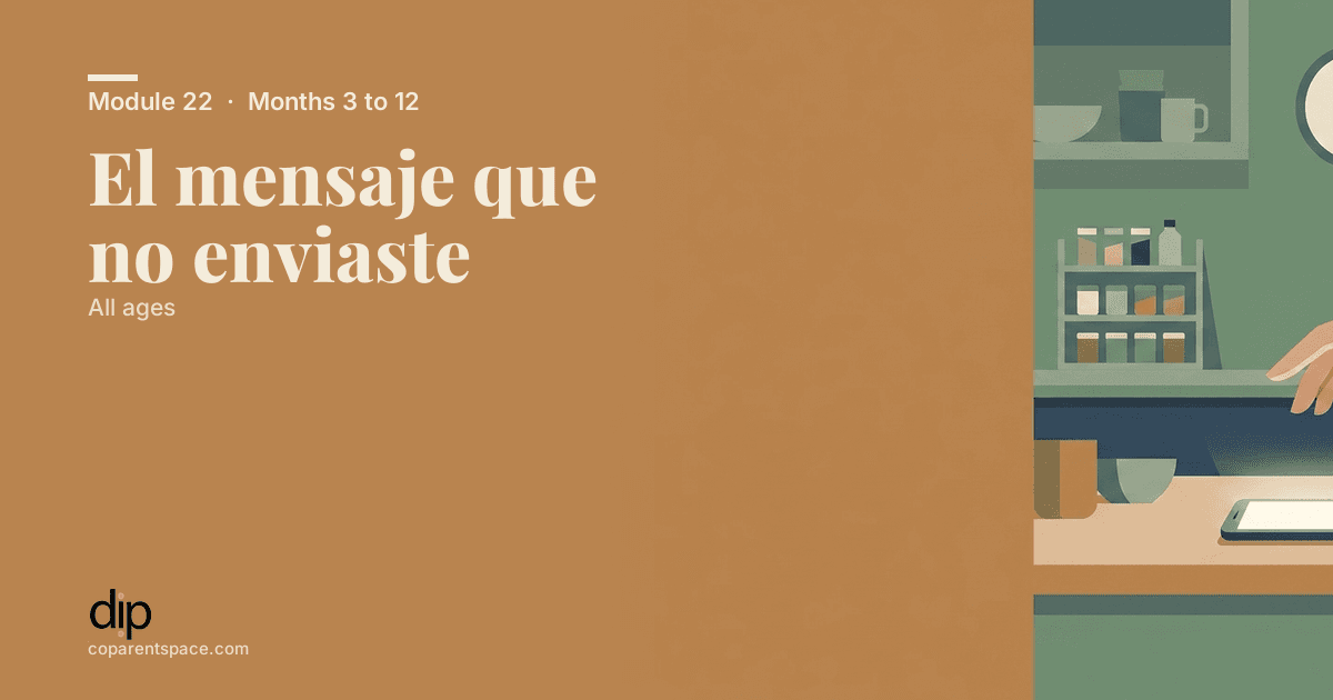 El mensaje que no enviaste