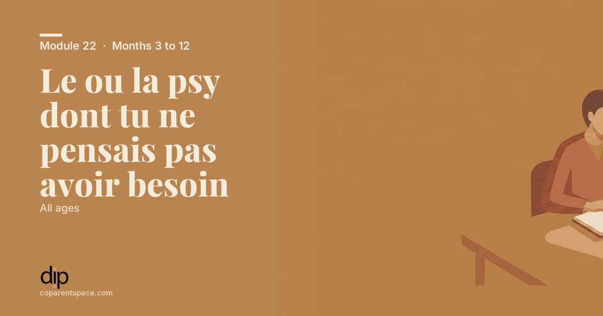 Le ou la psy dont tu ne pensais pas avoir besoin