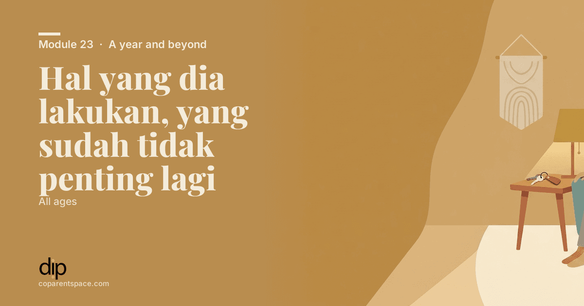 Hal yang dia lakukan, yang sudah tidak penting lagi