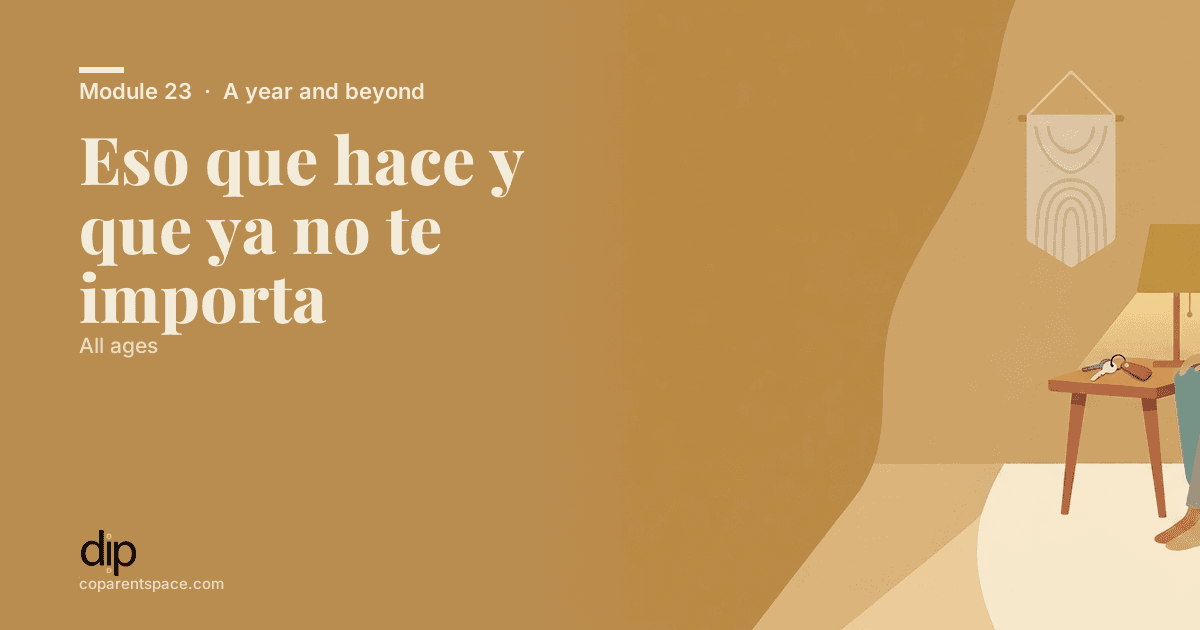 Eso que hace y que ya no te importa