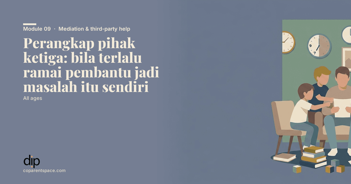 Perangkap pihak ketiga: bila terlalu ramai pembantu jadi masalah itu sendiri