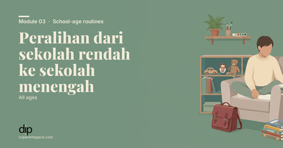 Peralihan dari sekolah rendah ke sekolah menengah