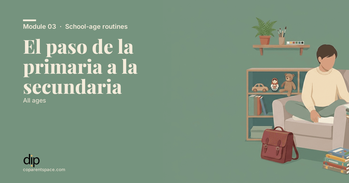 El paso de la primaria a la secundaria