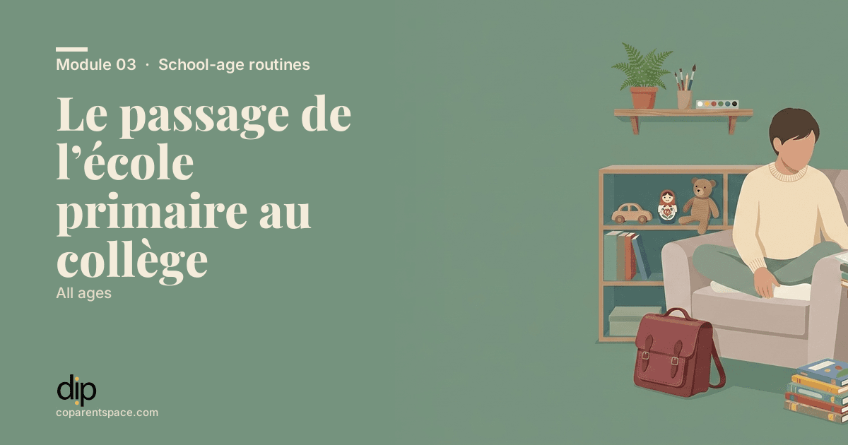 Le passage de l’école primaire au collège