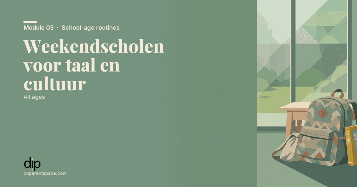 Weekendscholen voor taal en cultuur