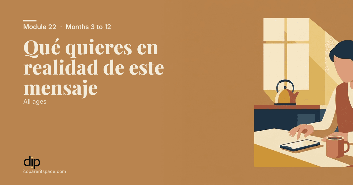 Qué quieres en realidad de este mensaje
