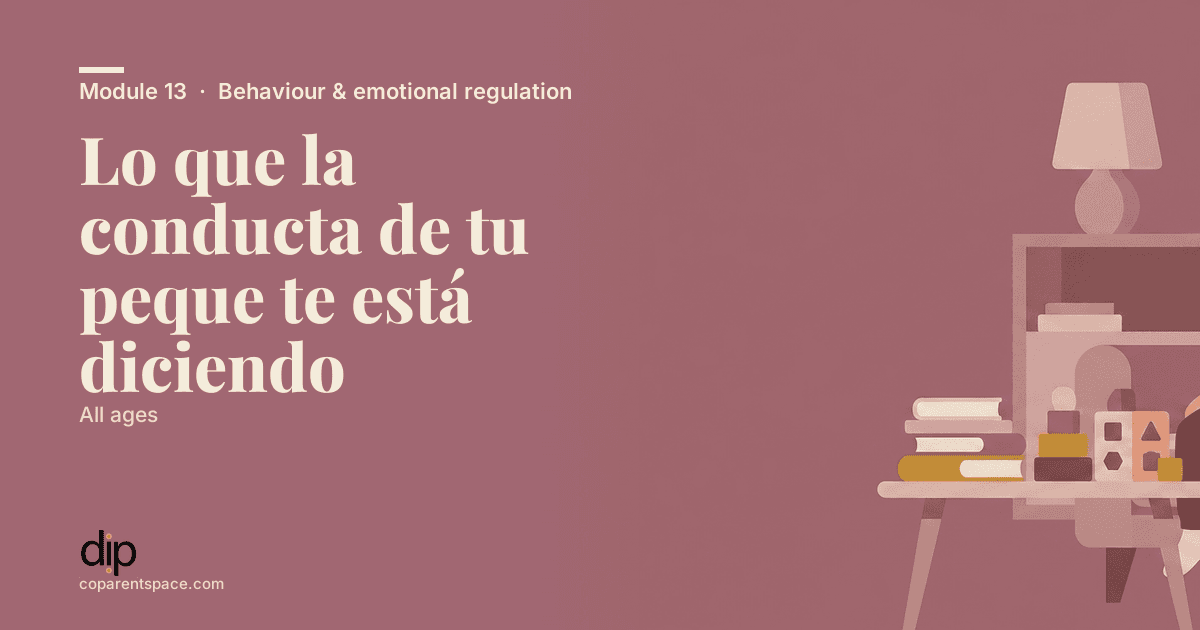 Lo que la conducta de tu peque te está diciendo