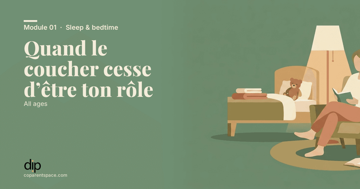 Quand le coucher cesse d’être ton rôle